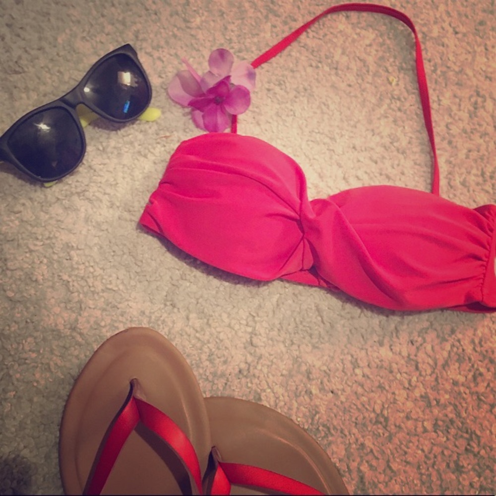 Pretty Red Bikini Top